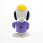 Preview: Rückseite der Snoopy Figur mit Aufziehmechanismus