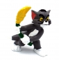 Preview: Tom und Jerry Kunststoff Figur von Schleich, Motiv Tom mit Besen