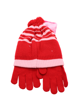 Schlumpfine Mütze und Handschuhe Rückseite