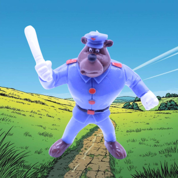 Wachtmeister PVC Figur 1991 | Pif & Herkules | Yolanda Yps