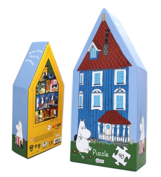 Moomin-Haus-Puzzle mit 40 Teilen von Barbo Toys