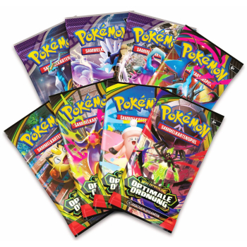 8 Booster Packs Vorderansicht