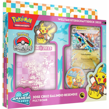 Pokémon WM-Deck 2025 Jose Cruz Pult Bomb Vorderansicht