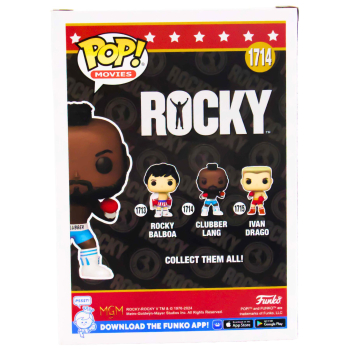 Rocky POP! Movies Vinyl Figur Clubber Lang 9 cm hinten