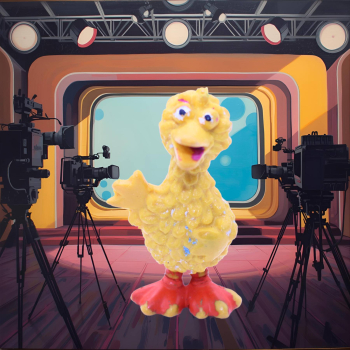 Big Bird Figur 1976 – Heimo PVC Sesamstraße | Vintage Sammlerstück kaufen bei Hoppla-Stuff