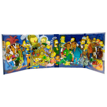 Die Simpsons Staffel 4 DVD Box Innenansicht ausgeklappt