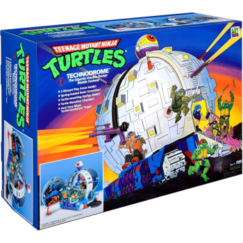 TMNT Technodrome Retro Playset | Playmates 2024 | Neu & OVP | Vintage Turtles Fortress