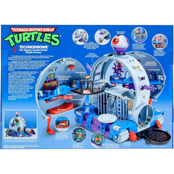 TMNT Technodrome Retro Playset | Playmates 2024 | Neu & OVP | Vintage Turtles Fortress