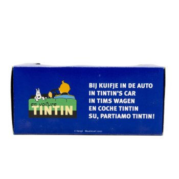 Tim und Struppi Cabrio von Haddock Lincoln Zephyr Verpackung hinten