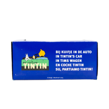 Tim und Struppi Dodge Cornet Verpackung hinten