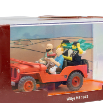 Tim und Struppi Willys MB 1943 Jeep seitlich zoom