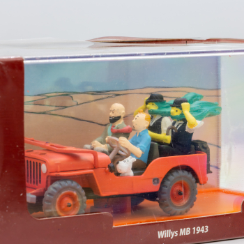 Tim und Struppi Willys MB 1943 Jeep seitlich zoom