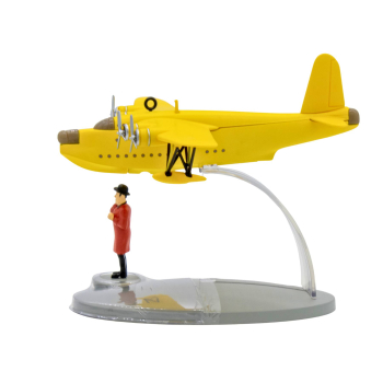 Tim und Struppi Das gelbe Wasserflugzeug aus "Die sieben Kristallkugeln"