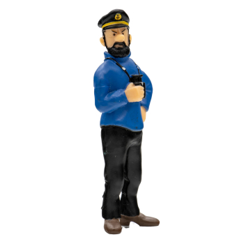 Tim & Struppi PVC Figur Kapitän Haddock mit Fernglas 9 cm