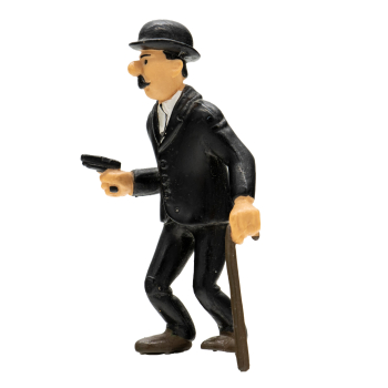 Tim & Struppi PVC Figur Schulze im schwarzen Anzug und Melone 9 cm