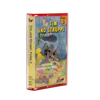 Tim & Struppi Hörspiel Kassette Folge 3 Der Schatz Rackhams des Roten Cover