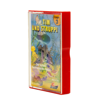 Tim & Struppi Hörspiel Kassette Folge 3 Der Schatz Rackhams des Roten Cover
