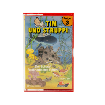 Tim & Struppi Hörspiel Kassette Folge 3 Der Schatz Rackhams des Roten Cover