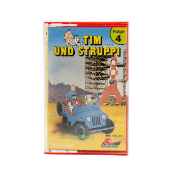 Tim & Struppi Hörspiel Kassette Folge 4 Reiseziel Mond Cover