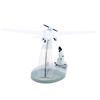 Tim und Struppi - Polizeiflugzeug rückseite 2