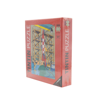 Tim und Struppi Raketenbasis Comic Puzzle