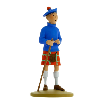 Tim und Struppi: Tim im Kilt Resin 12 cm