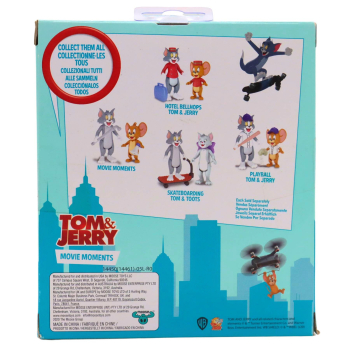 Rückseite der Verpackung mit Produktinformationen und Abbildungen der Figuren