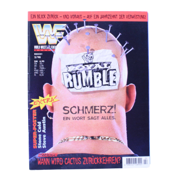 WWF Magazin 2/1998 | Stone Cold Poster | Survivor Series | hoppla-stuff.de