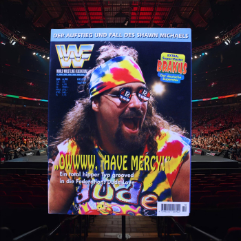 WWF Magazin Nr. 10 (1997) – Dude Love Cover & Brakus Poster | Dino Verlag | Hoppla-Stuff