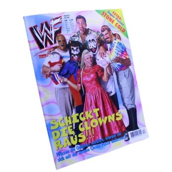 WWF Magazin Nr. 12 (1998) – Oddities Cover & Stone Cold Steve Austin Poster | Ehapa Verlag | Hoppla-Stuff