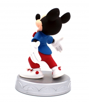 Micky Maus Sammlerfigur aus Kunststoff (mit Sockel), Motiv "Micky mit roter Fliege" von D'Agostini