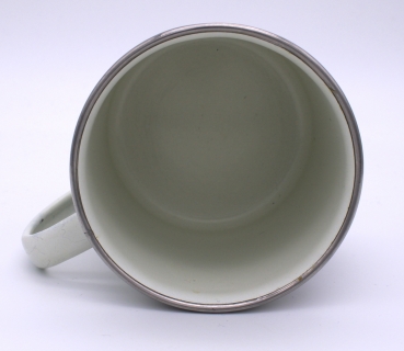 Folklore Emaille Tasse mit Eulen-Motiv von Half Moon Bay