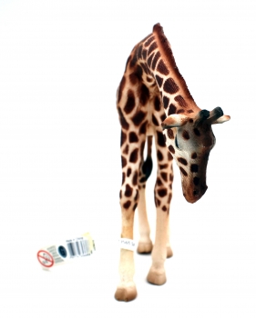 Wildtiere Kunststoff Figur Giraffe von Bullyland