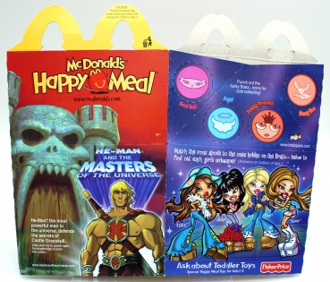 Masters of the Universe 200X Single Happy Meal Box von McDonald's