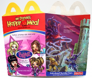 Masters of the Universe 200X Single Happy Meal Box von McDonald's