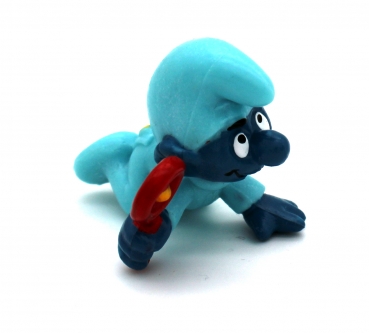 Die Schlümpfe (Smurfs) Kunststoff-Figur von Schleich - Motiv "Baby im Strampler"