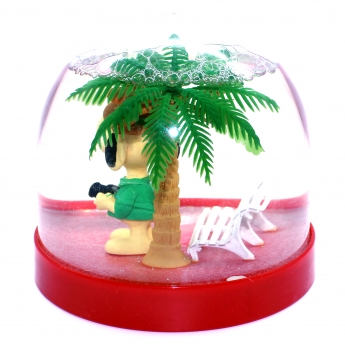 Snoopy Snow Dome (Schneekugel) "Snoopy als Tourist" von Comics Spain