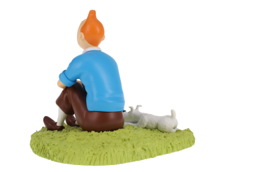 Tim sitzt im Gras 17,5cm