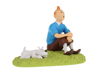 Tim sitzt im Gras 17,5cm