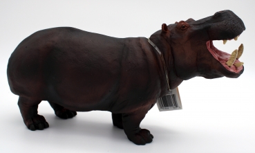 Wildlife Wonders Hippopotamus (Flusspferd, Nilpferd) Kunststoff Figur von Safari