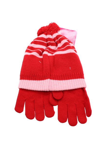 Schlumpfine Mütze und Handschuhe Rückseite
