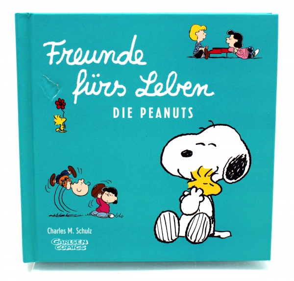 Die Peanuts Comic Mini Hardcover Buch Titel: Freunde fürs Leben von Carlsen