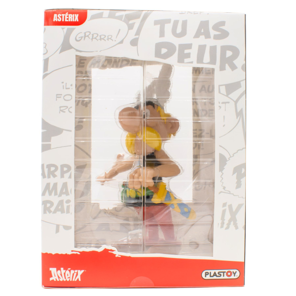 Asterix XL Figur (30 cm) aus Kunststoff, Motiv "Asterix mit offener Hand" von Plastoy