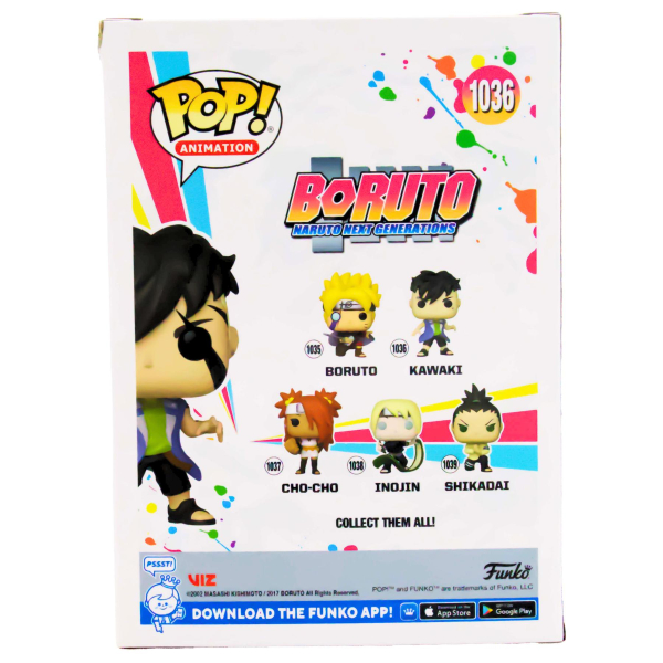 Exclusive Kawaki Funko POP! hinten