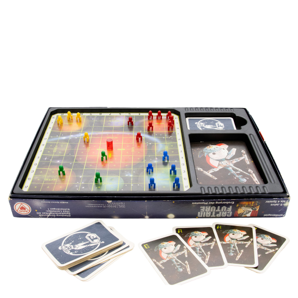 Spielbrett und Raumschiffe Captain Future 1980