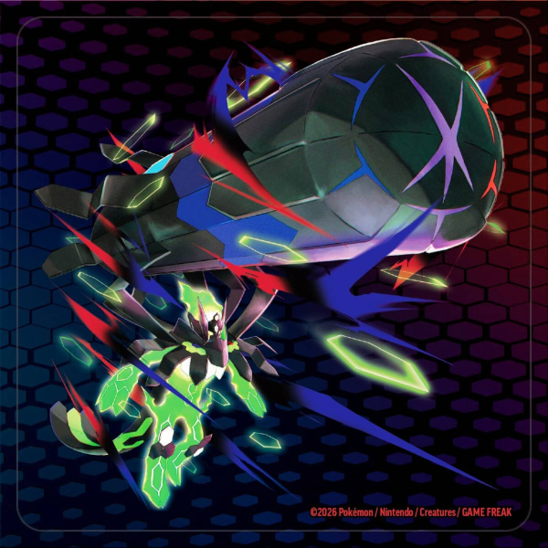 Pokémon Tech-Sticker mit Mega-Zygarde EX Illustration