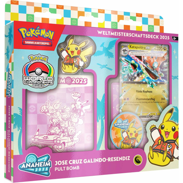 Pokémon WM-Deck 2025 Jose Cruz Pult Bomb Vorderansicht