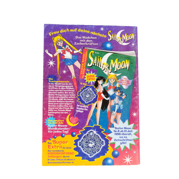Sailor Moon Magazin Nr. 7/98 Rückseite