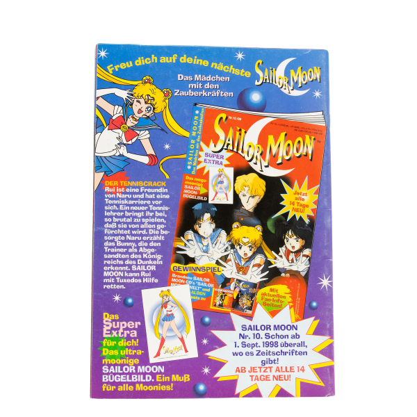 Sailor Moon Magazin Nr. 9/98 Rückseite