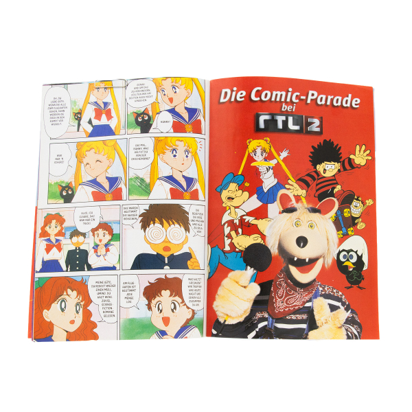 Sailor Moon Magazin Nr. 9/98 geöffnete Innenseiten